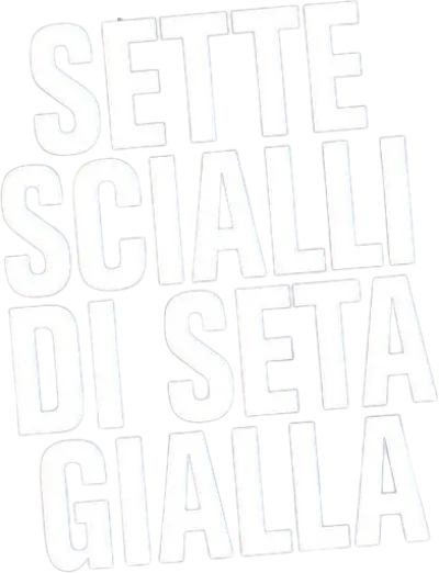 Sette scialli di seta gialla