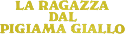 La ragazza dal pigiama giallo