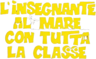 L'insegnante al mare con tutta la classe